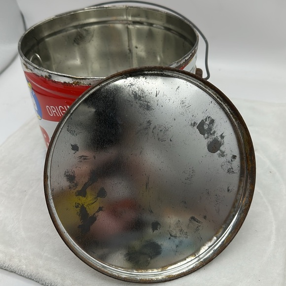 Vintage Bazooka Bubble Gum 1991 Large Metal/Tin Pail w/Handle - Picture 5 of 8